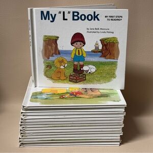 Vintage 16 leaning kids reading books my first steps to reading books Jane belk